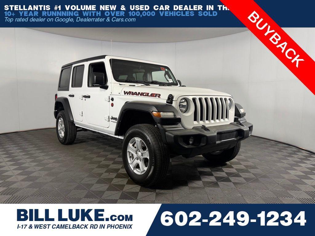 used 2022 Jeep Wrangler Unlimited car, priced at $26,975