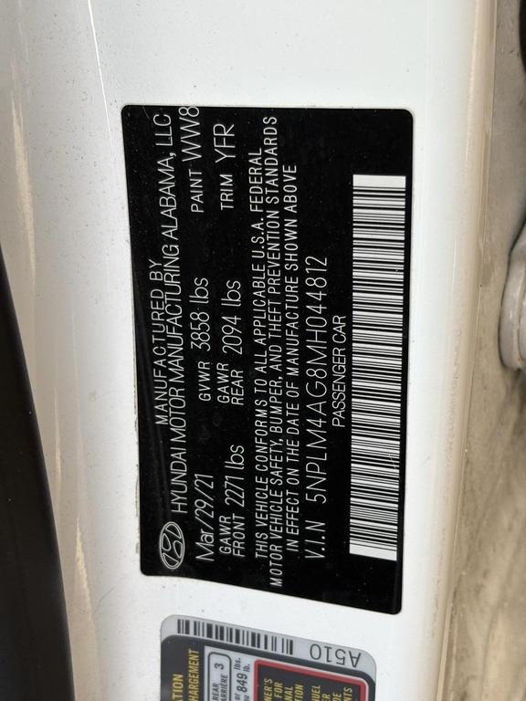 used 2021 Hyundai Elantra car