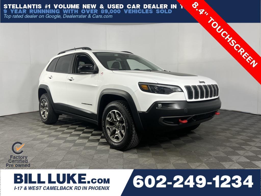 used 2022 Jeep Cherokee car, priced at $25,273