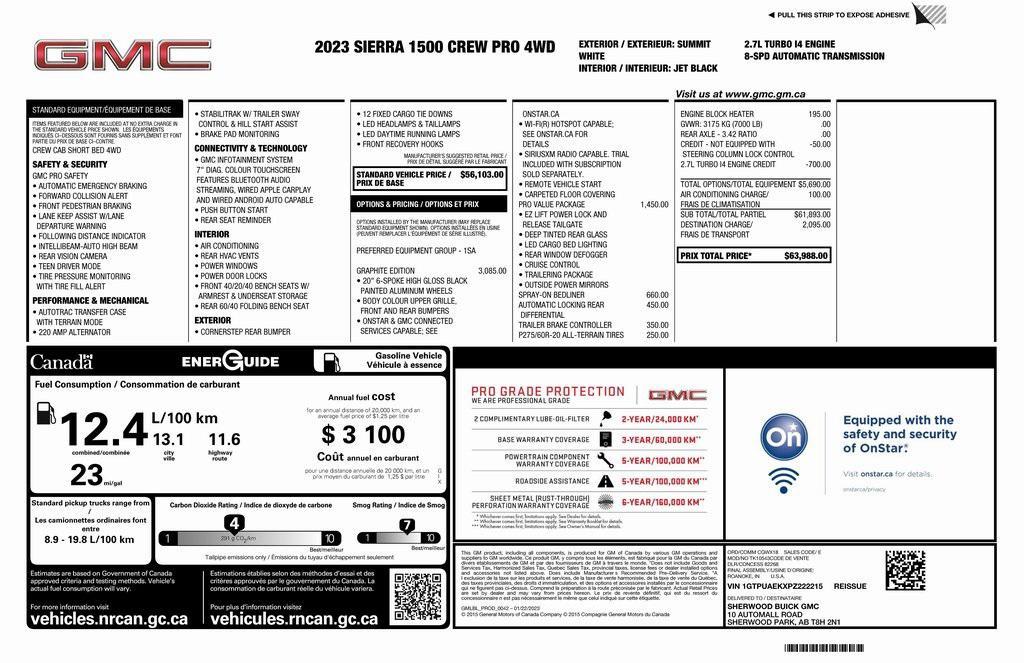 used 2023 GMC Sierra 1500 car, priced at $35,973