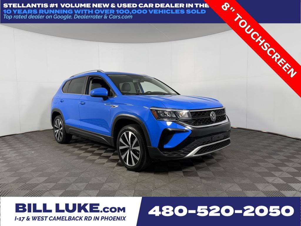 used 2022 Volkswagen Taos car, priced at $18,573