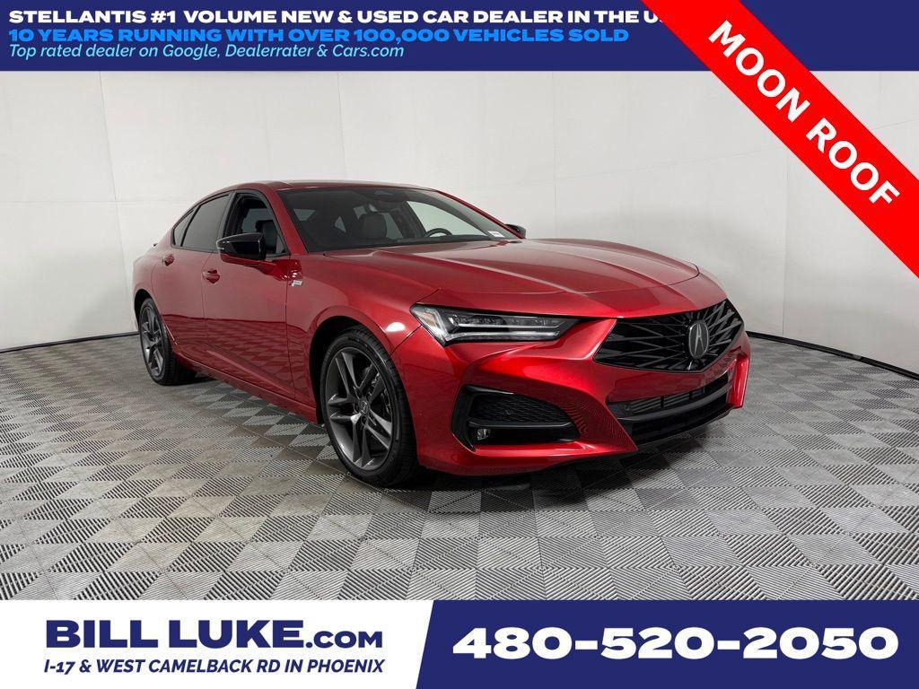 used 2025 Acura TLX car, priced at $44,573