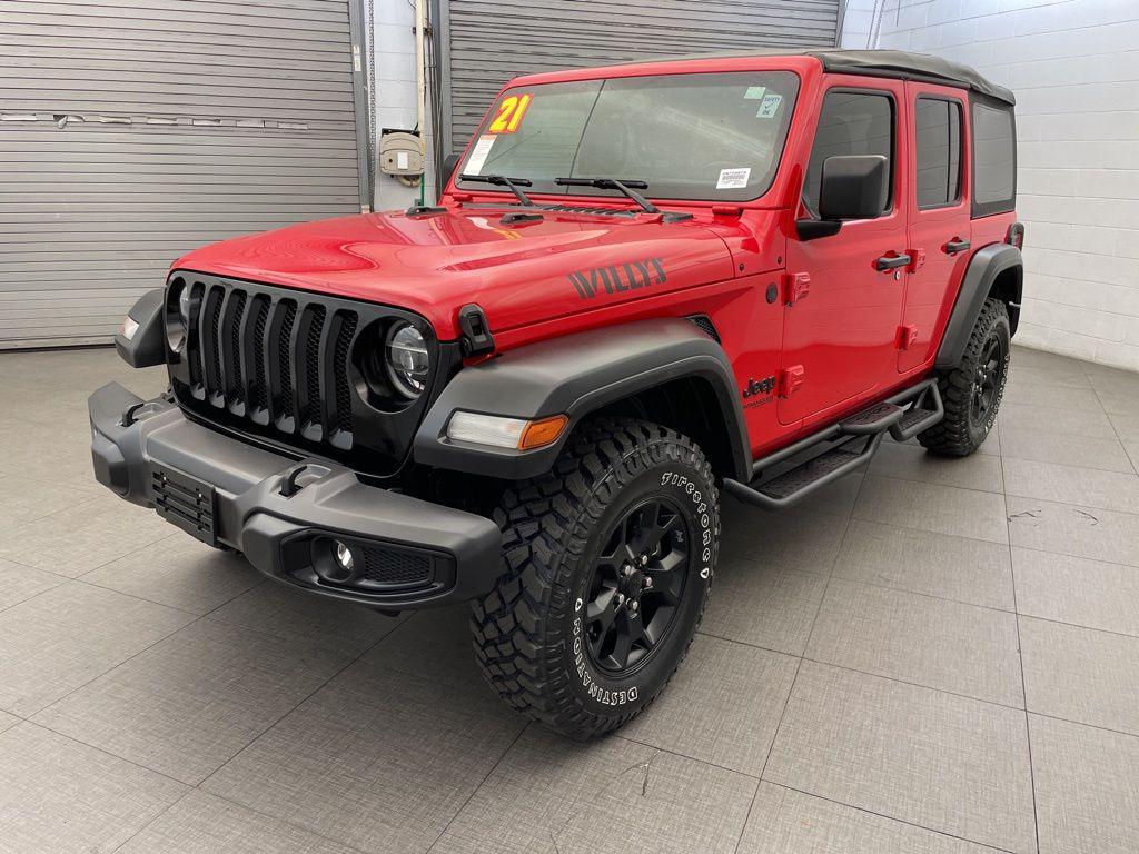 used 2021 Jeep Wrangler car, priced at $28,973
