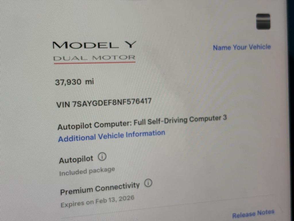 used 2022 Tesla Model Y car, priced at $29,573