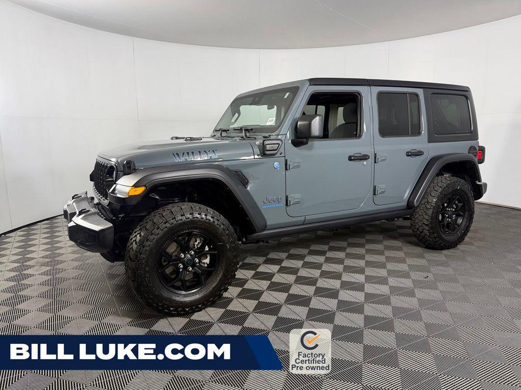used 2025 Jeep Wrangler 4xe car, priced at $29,572