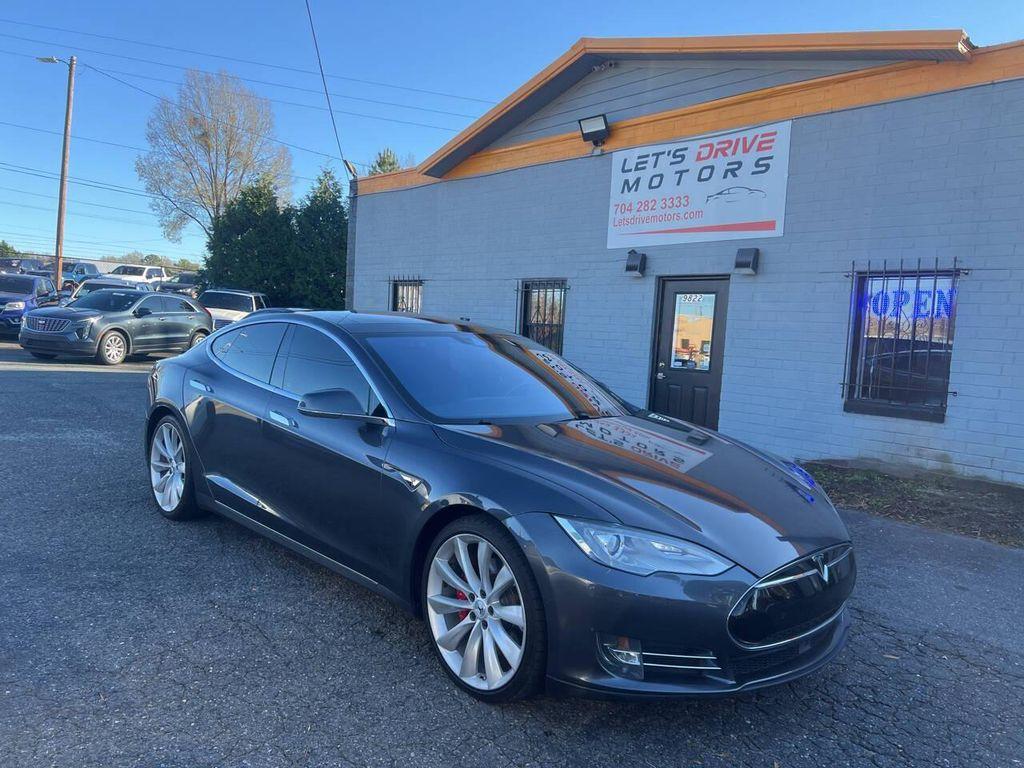 used 2015 Tesla Model S car, priced at $13,995