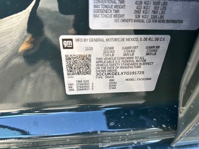 new 2026 Chevrolet Silverado 1500 car, priced at $63,772