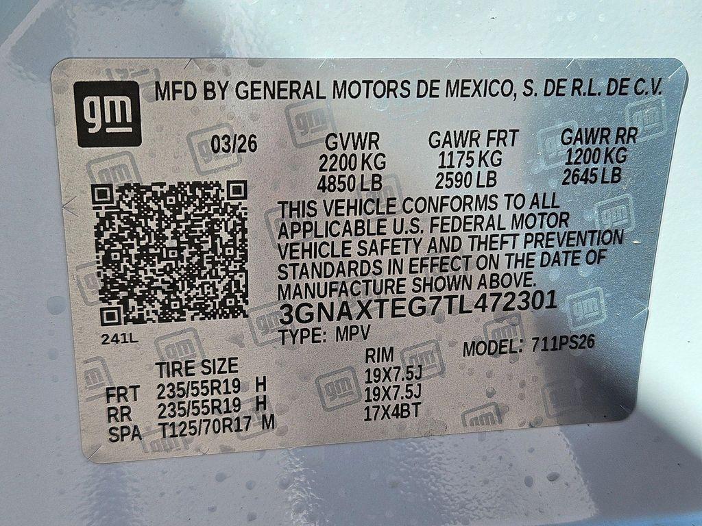 new 2026 Chevrolet Equinox car, priced at $37,484