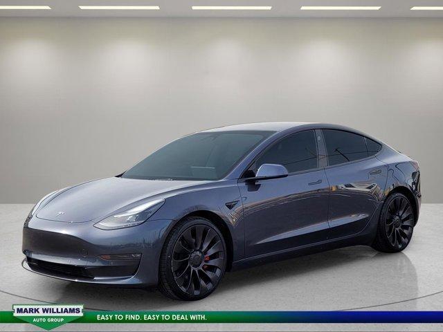 used 2022 Tesla Model 3 car, priced at $28,650