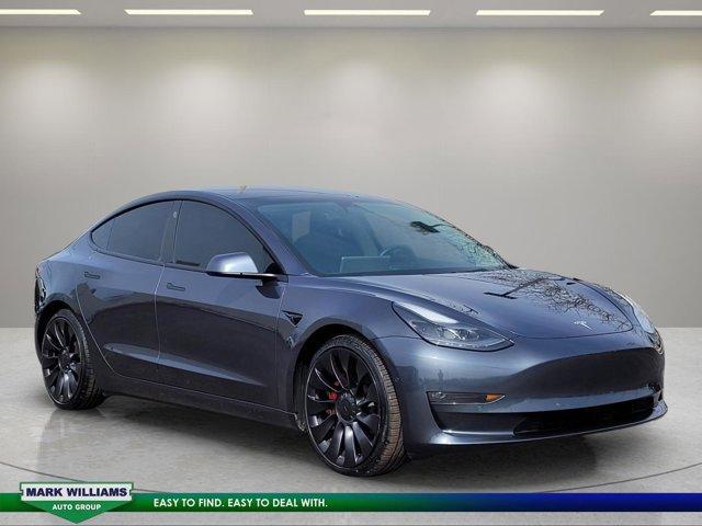 used 2022 Tesla Model 3 car, priced at $28,650