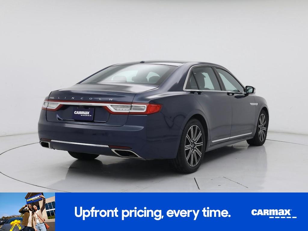used 2017 Lincoln Continental car, priced at $24,998