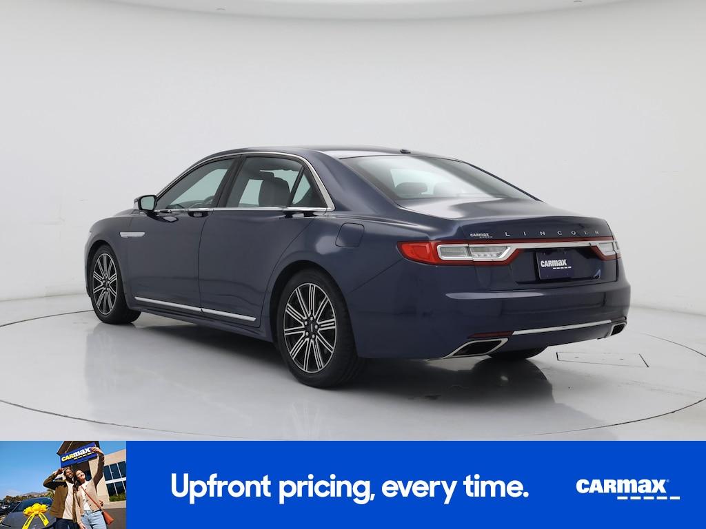 used 2017 Lincoln Continental car, priced at $24,998