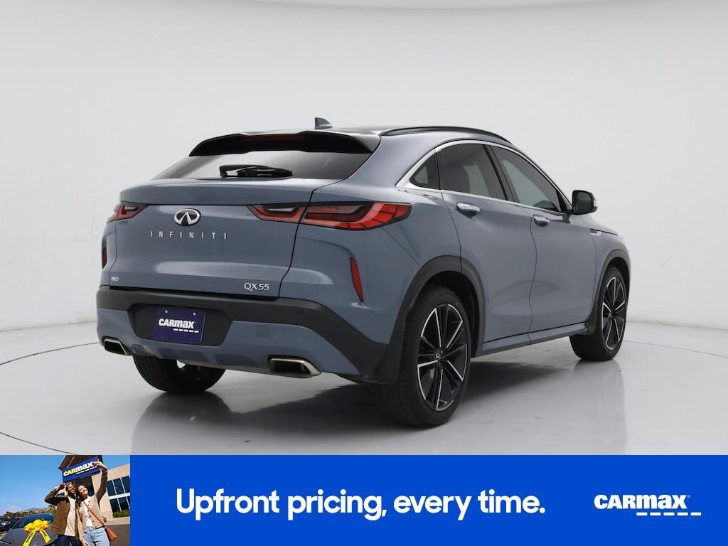 used 2022 INFINITI QX55 car, priced at $27,998