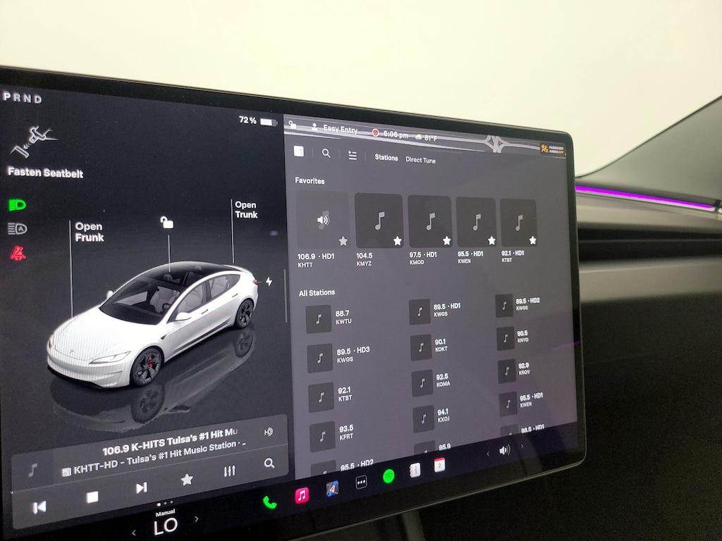 used 2024 Tesla Model 3 car, priced at $46,998