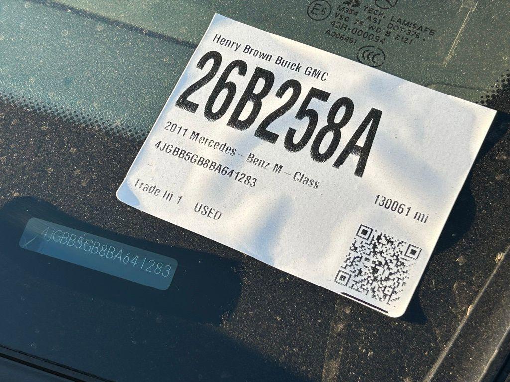 used 2011 Mercedes-Benz M-Class car, priced at $8,800