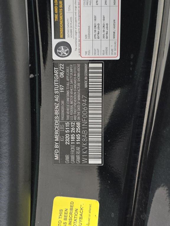 used 2022 Mercedes-Benz AMG SL 55 car
