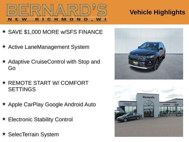 new 2026 Jeep Compass car, priced at $32,888