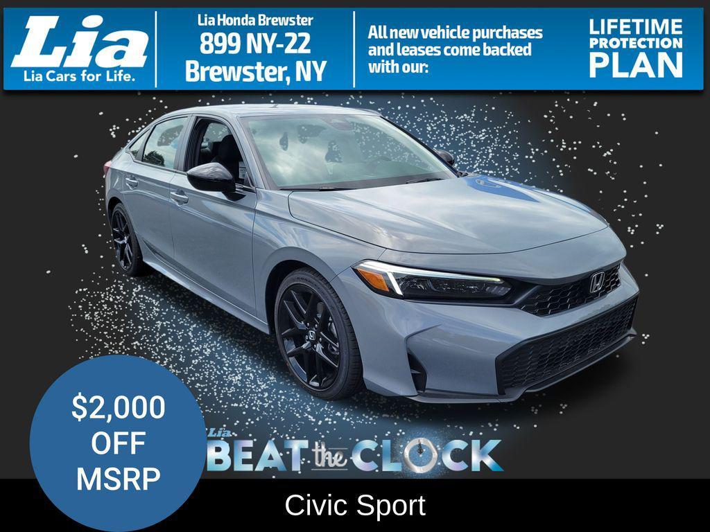 new 2026 Honda Civic car, priced at $28,245