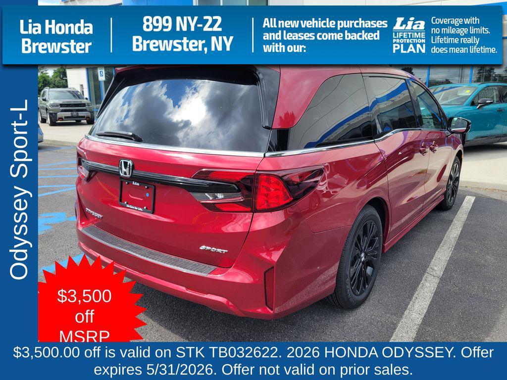new 2026 Honda Odyssey car, priced at $46,875