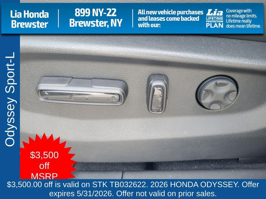 new 2026 Honda Odyssey car, priced at $46,875