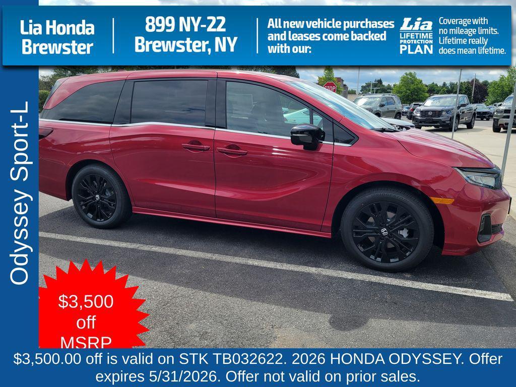 new 2026 Honda Odyssey car, priced at $46,875