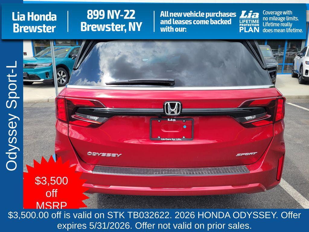 new 2026 Honda Odyssey car, priced at $46,875