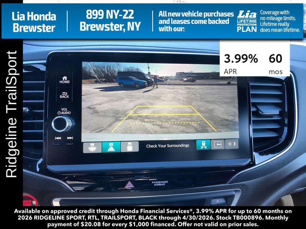 new 2026 Honda Ridgeline car, priced at $47,745