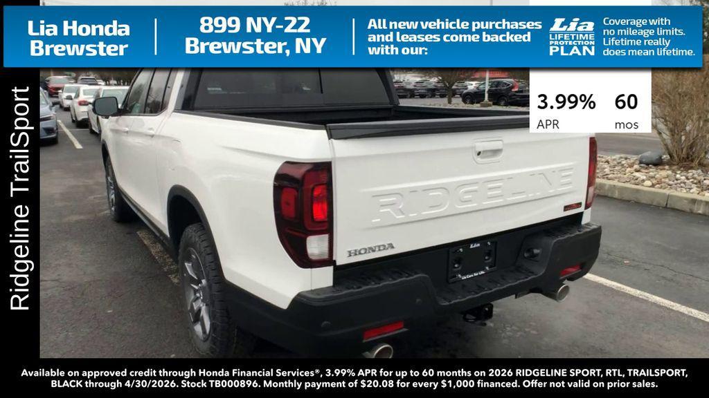 new 2026 Honda Ridgeline car, priced at $47,745
