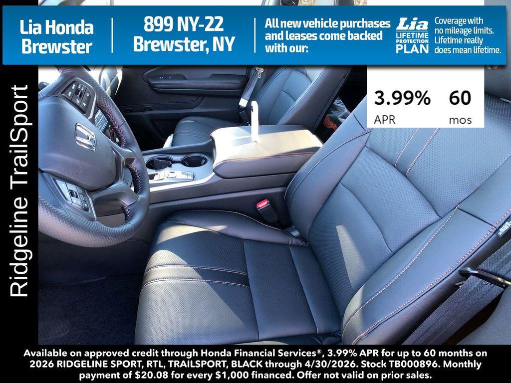 new 2026 Honda Ridgeline car, priced at $47,745