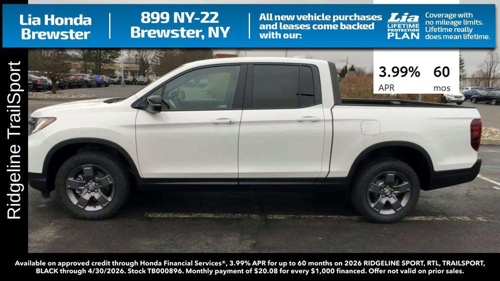 new 2026 Honda Ridgeline car, priced at $47,745