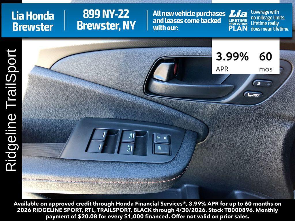 new 2026 Honda Ridgeline car, priced at $47,745
