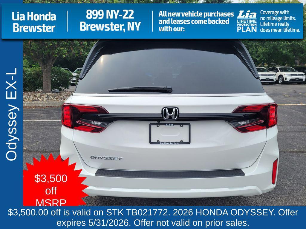 new 2026 Honda Odyssey car, priced at $44,745