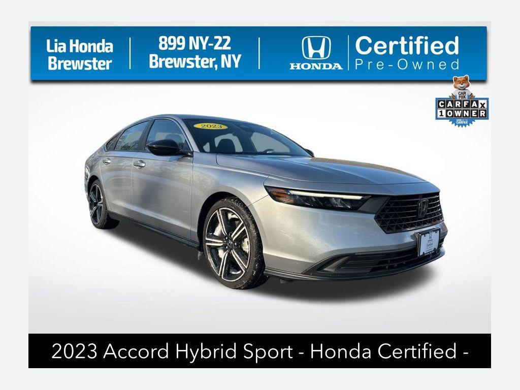 used 2023 Honda Accord Hybrid car, priced at $26,250