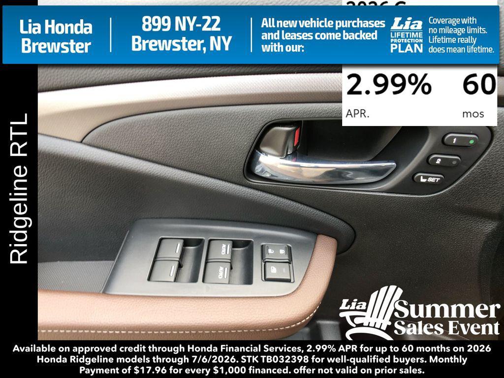 new 2026 Honda Ridgeline car, priced at $45,090