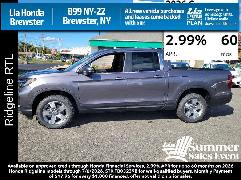 new 2026 Honda Ridgeline car, priced at $45,090