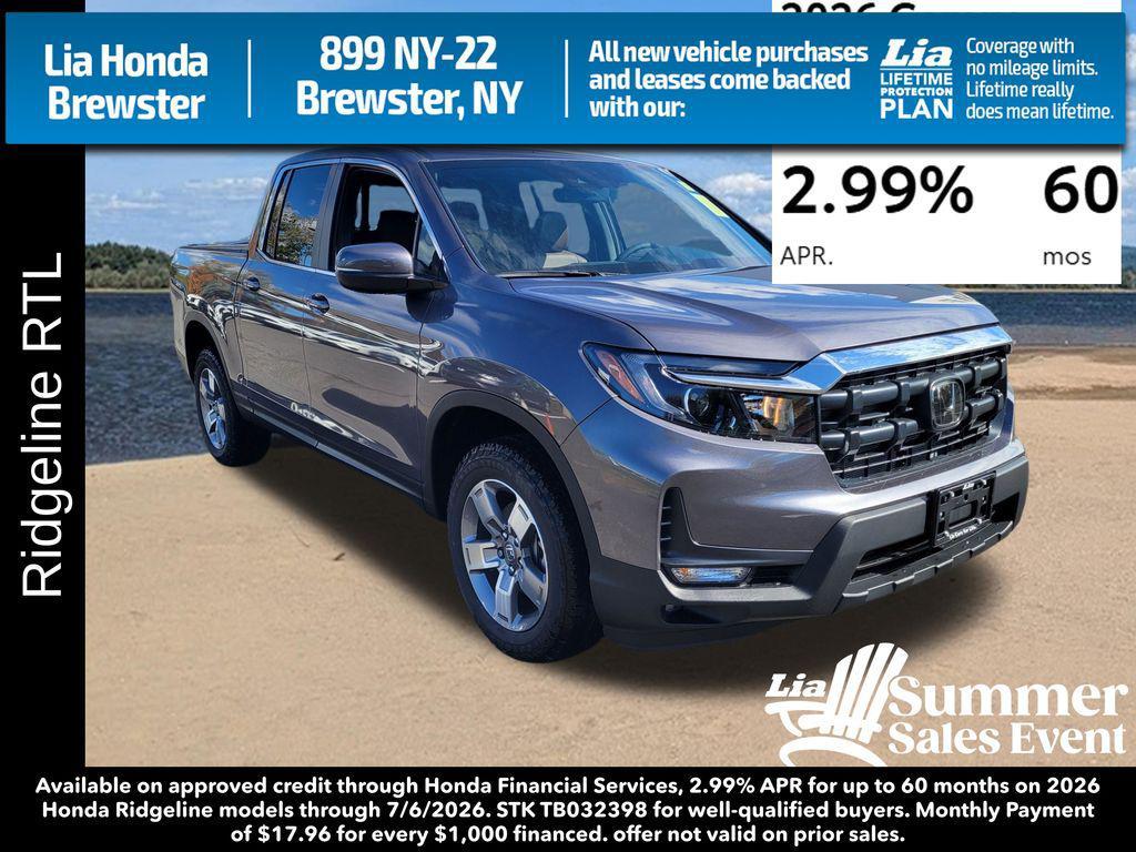 new 2026 Honda Ridgeline car, priced at $45,090