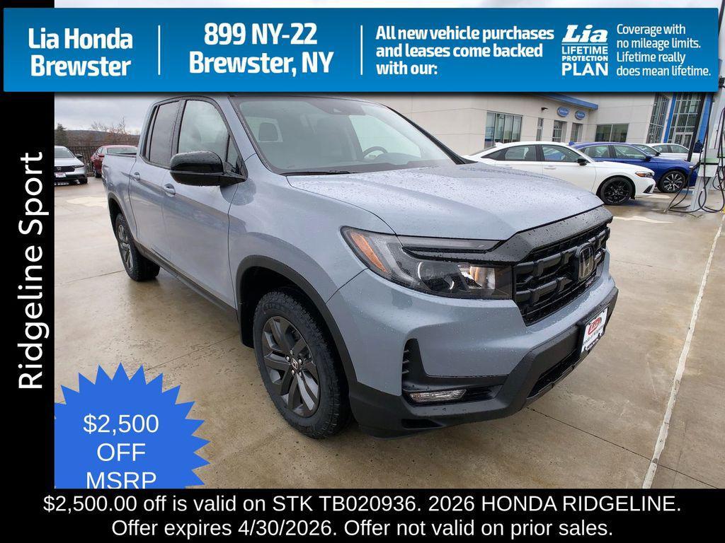 new 2026 Honda Ridgeline car, priced at $42,745