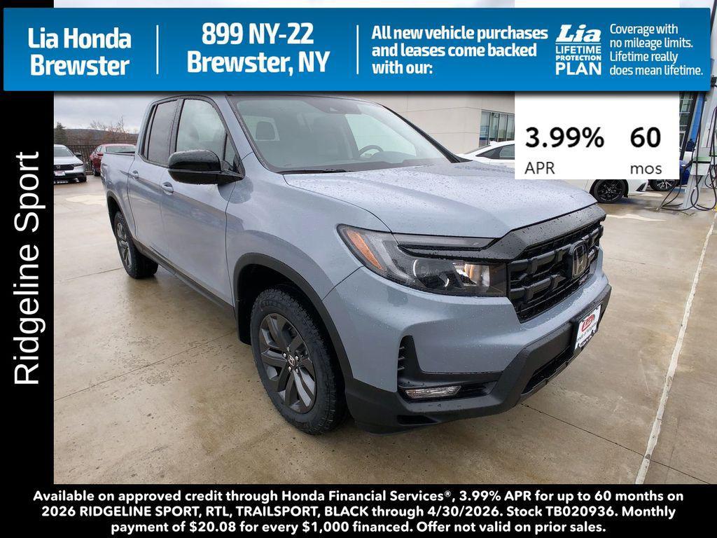 new 2026 Honda Ridgeline car, priced at $42,745