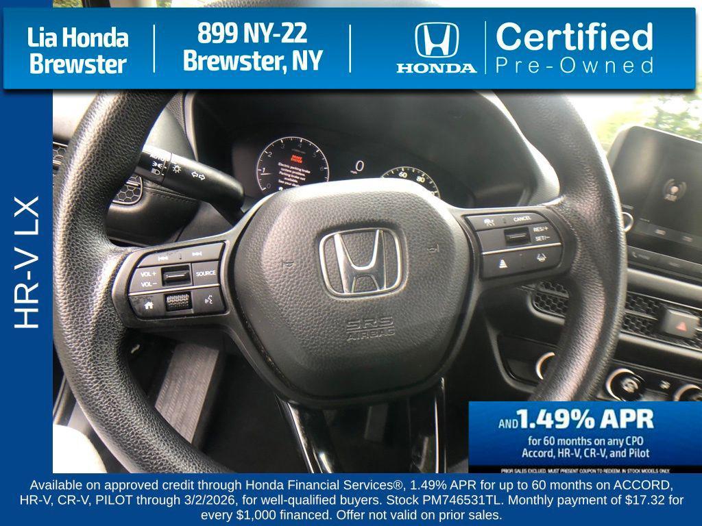 used 2023 Honda HR-V car, priced at $23,747