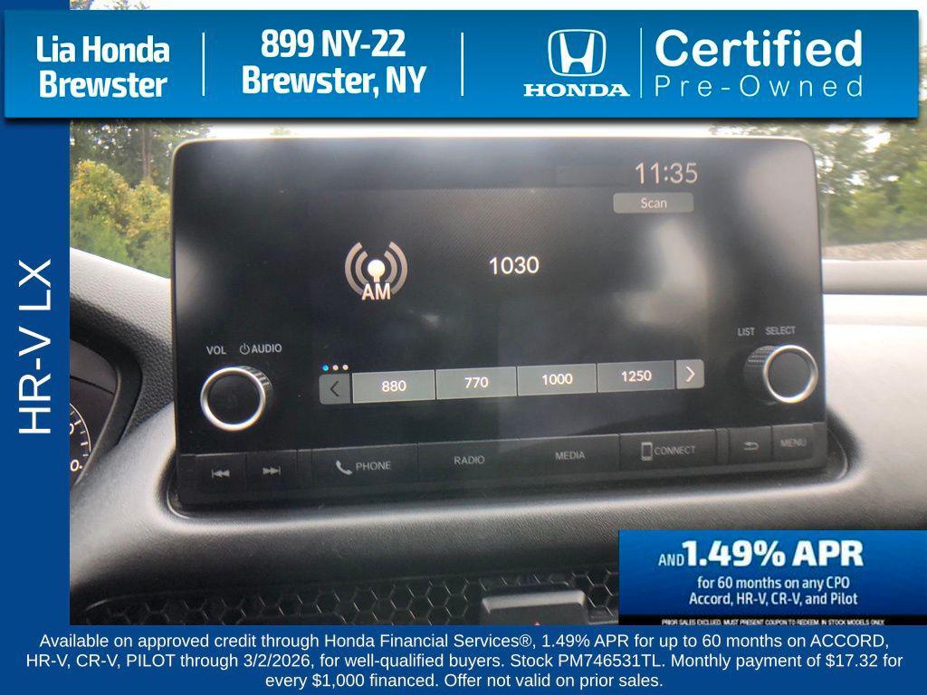 used 2023 Honda HR-V car, priced at $23,747