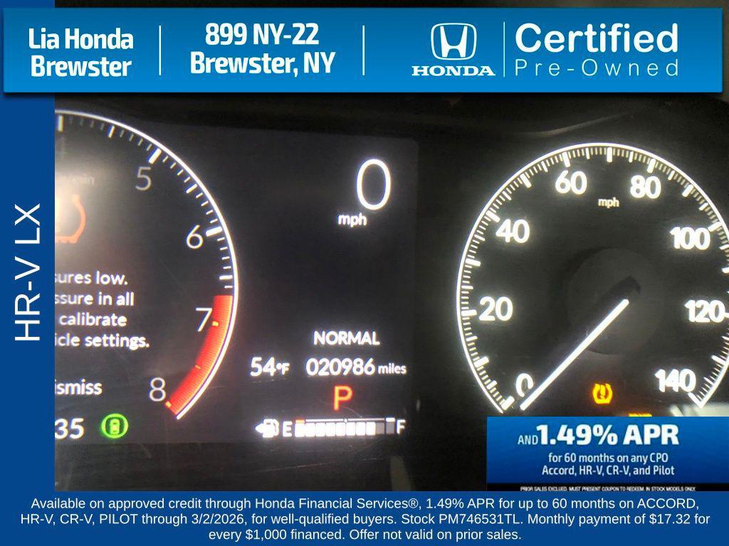 used 2023 Honda HR-V car, priced at $23,747