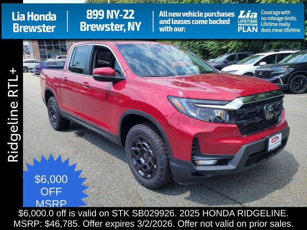 new 2025 Honda Ridgeline car, priced at $46,785