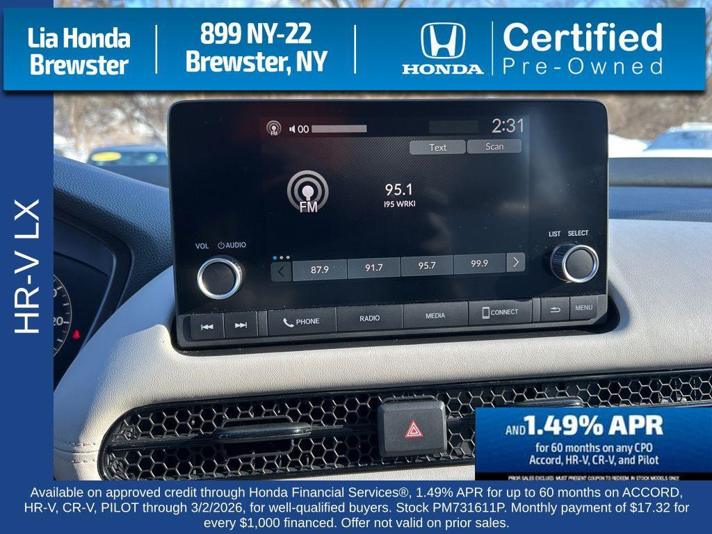 used 2023 Honda HR-V car, priced at $21,498