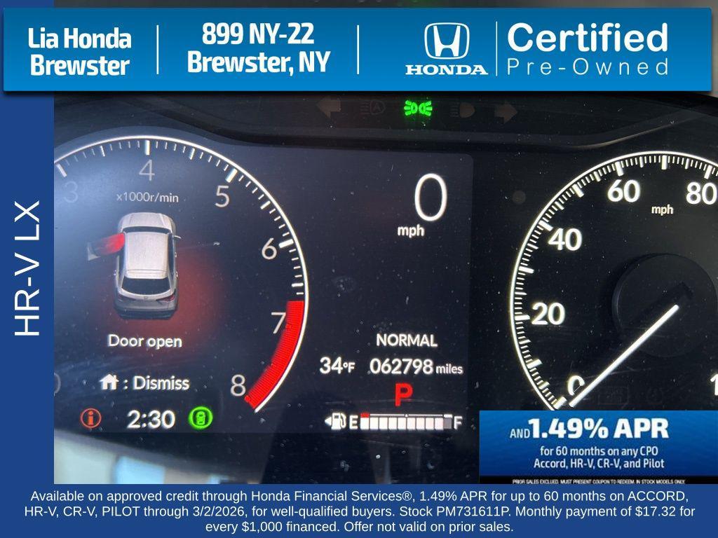 used 2023 Honda HR-V car, priced at $21,498