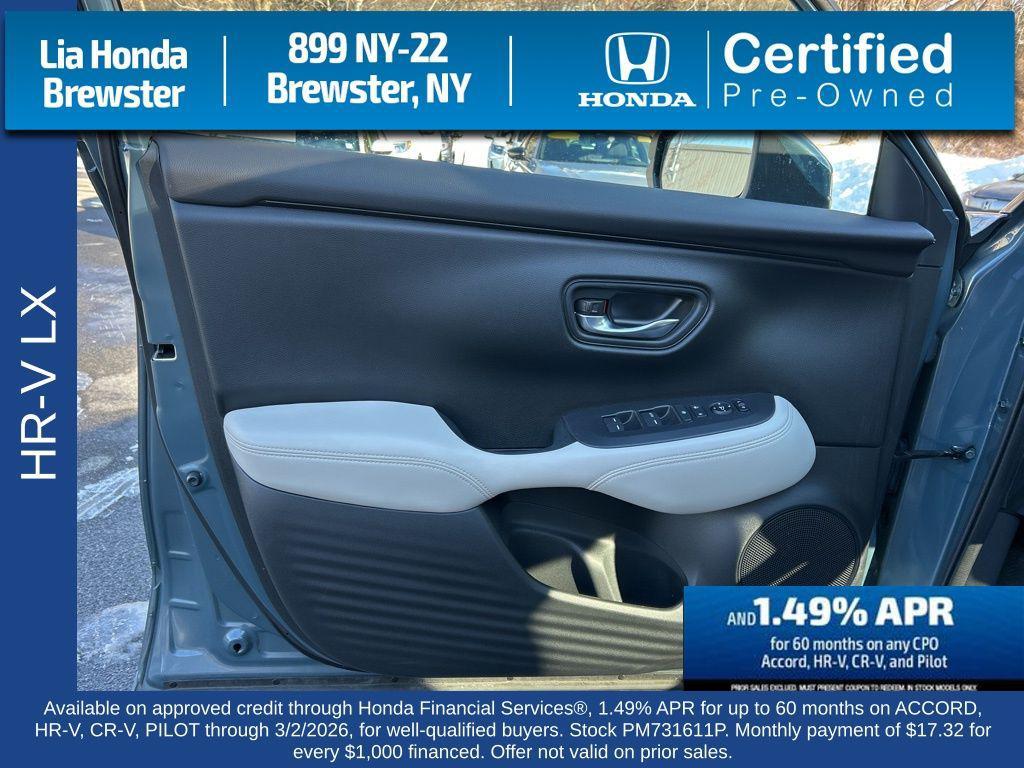 used 2023 Honda HR-V car, priced at $21,498