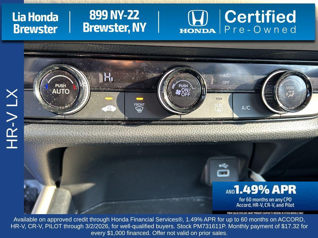 used 2023 Honda HR-V car, priced at $21,498