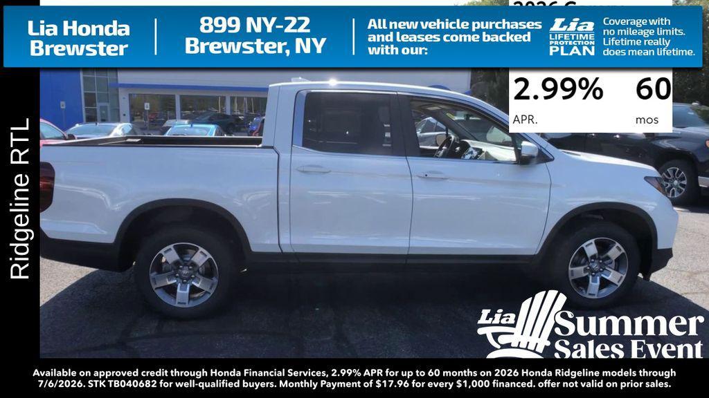 new 2026 Honda Ridgeline car, priced at $45,545