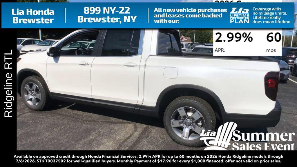 new 2026 Honda Ridgeline car, priced at $45,545