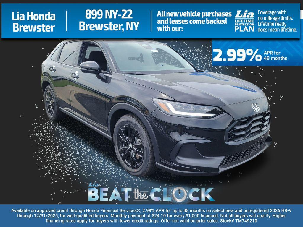 new 2026 Honda HR-V car, priced at $30,950