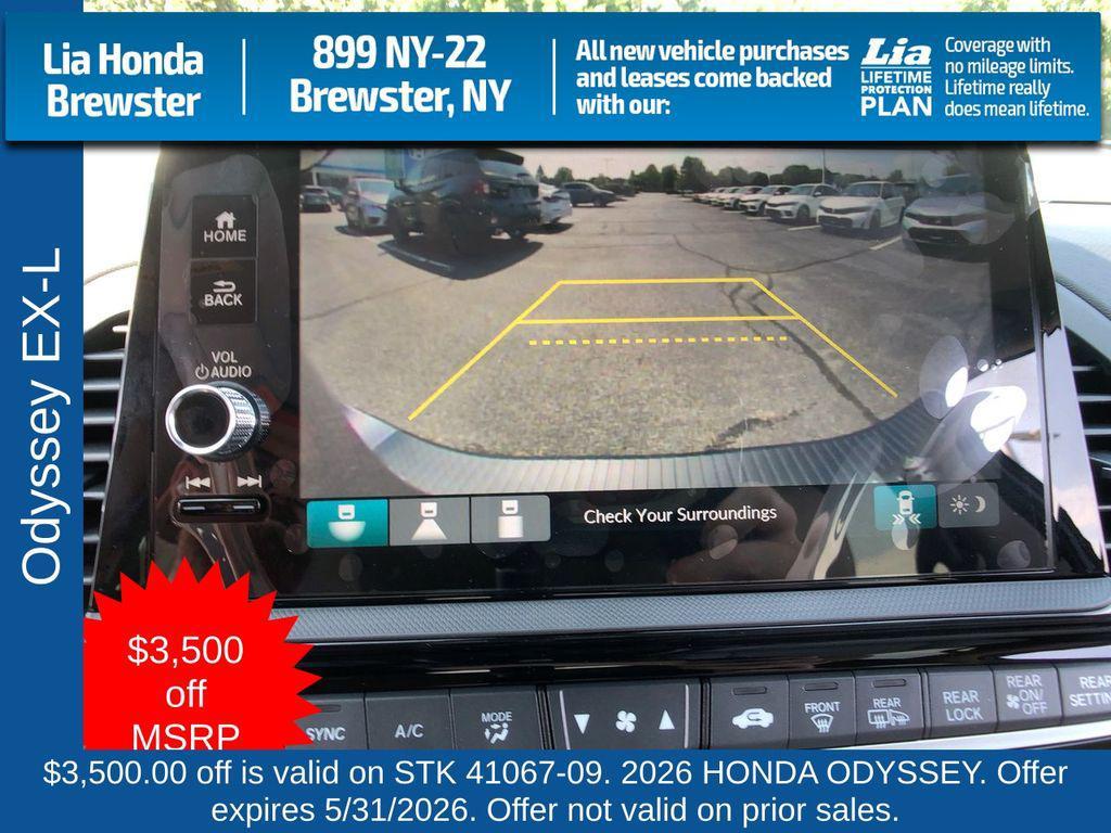 new 2026 Honda Odyssey car, priced at $44,290